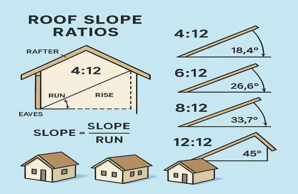 which of the following roof slope ratios qualifies as low-slope