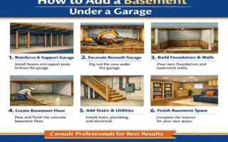 can you put a basement under a garage