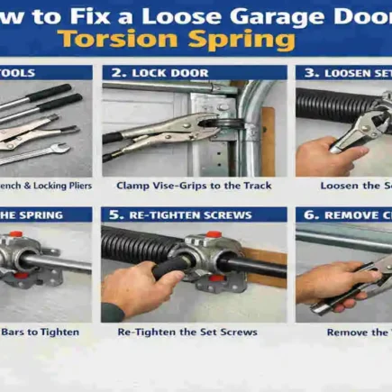 how to tighten torsion spring on garage door