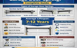 how long garage door spring last