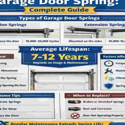 how long garage door spring last