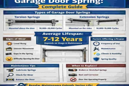 how long garage door spring last