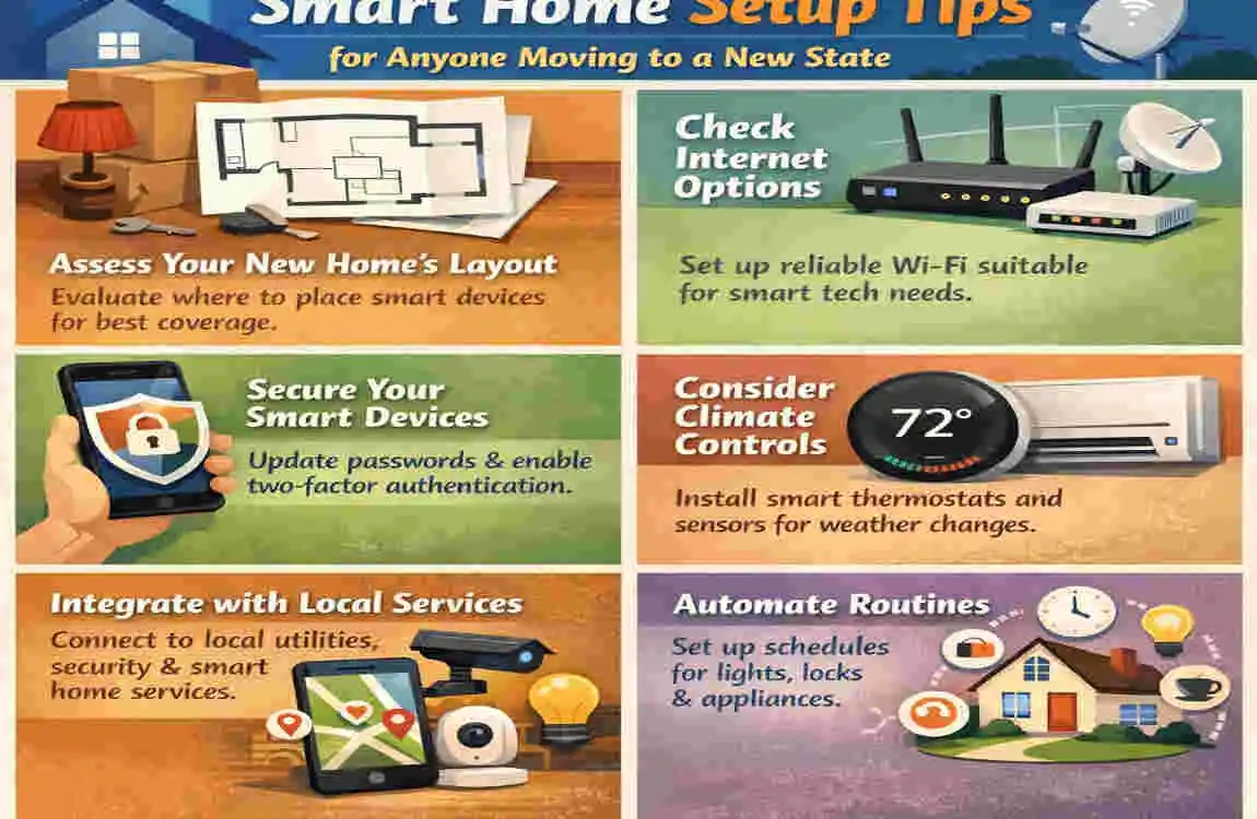 Smart Home Setup Tips for Anyone Moving to a New State