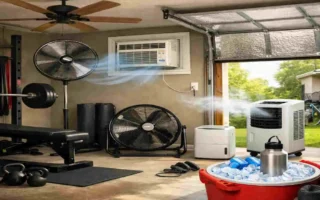 how to cool a garage gym