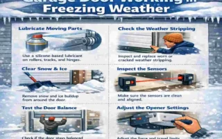 how to keep garage door from freezing to floor