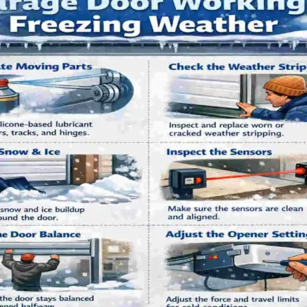 how to keep garage door from freezing to floor