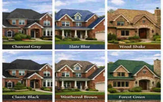 best color roof for brick house