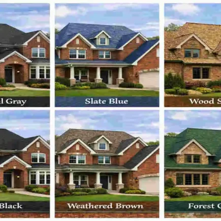 best color roof for brick house