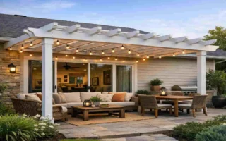 should a pergola be attached to house
