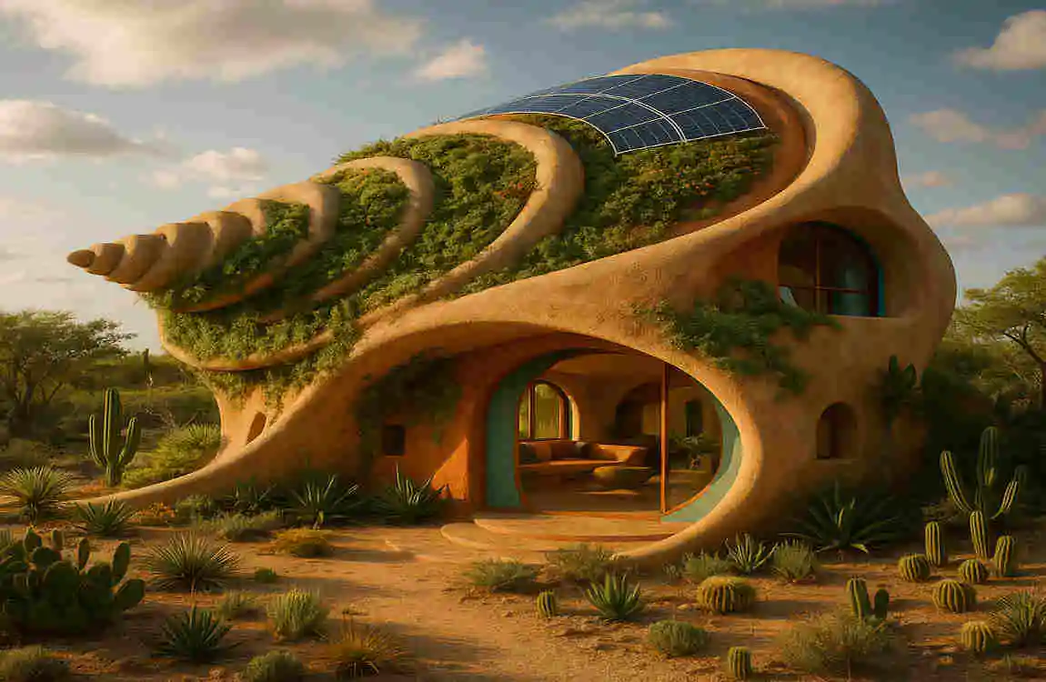 Conch Shell House in Mexico Unique?