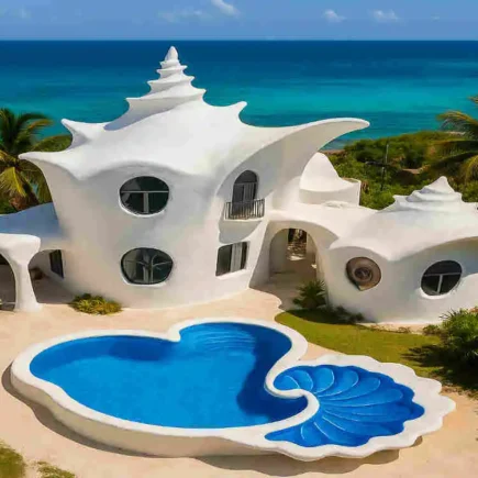 Conch Shell House in Mexico Unique?