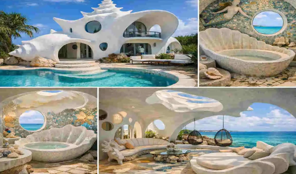 conch shell house mexico