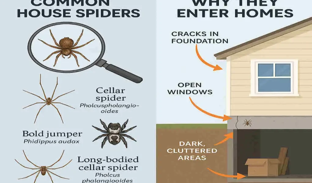 How to Identify Why Spiders Enter Your House