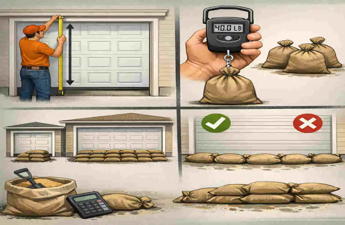 How Many Satchels for a Garage Door?