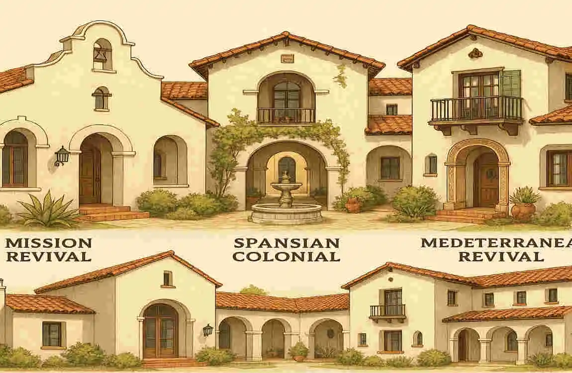 what are spanish style homes called