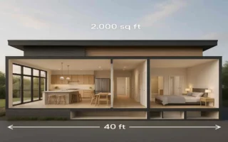 how big is 2,000 square feet house