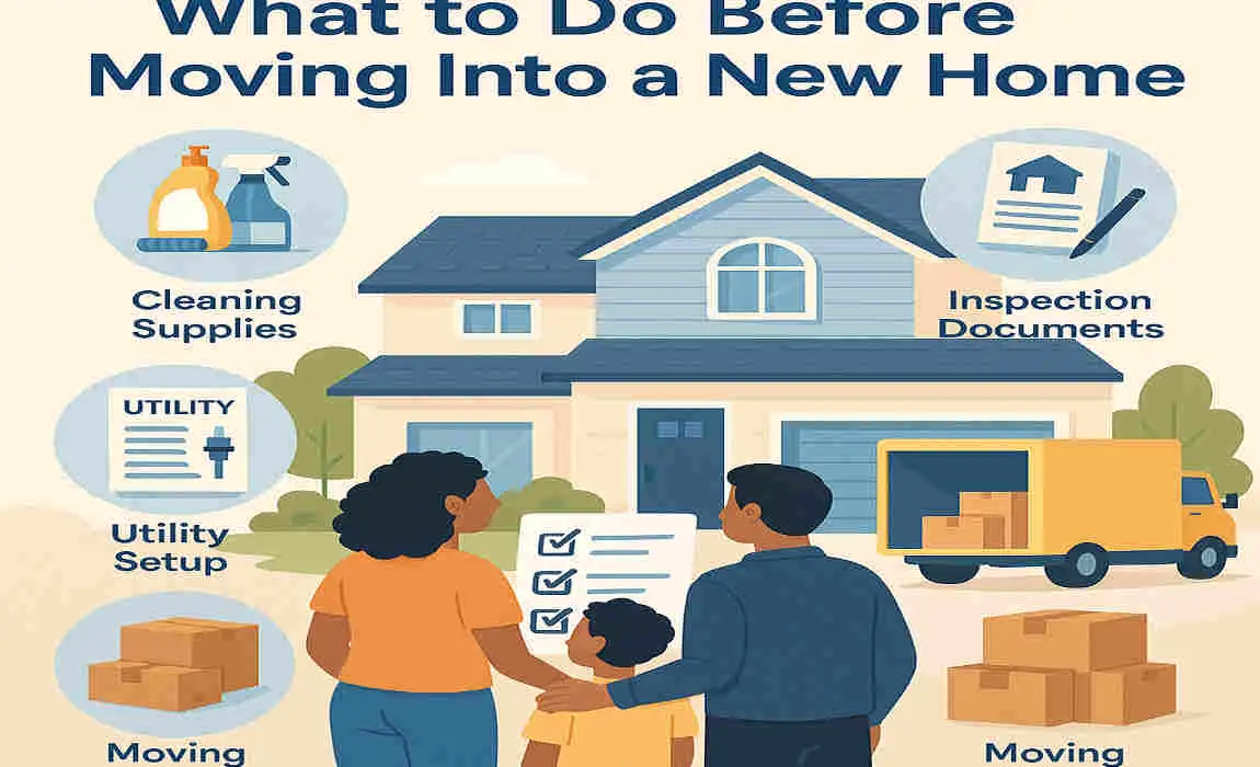 What to Do Before Moving Into a New Home