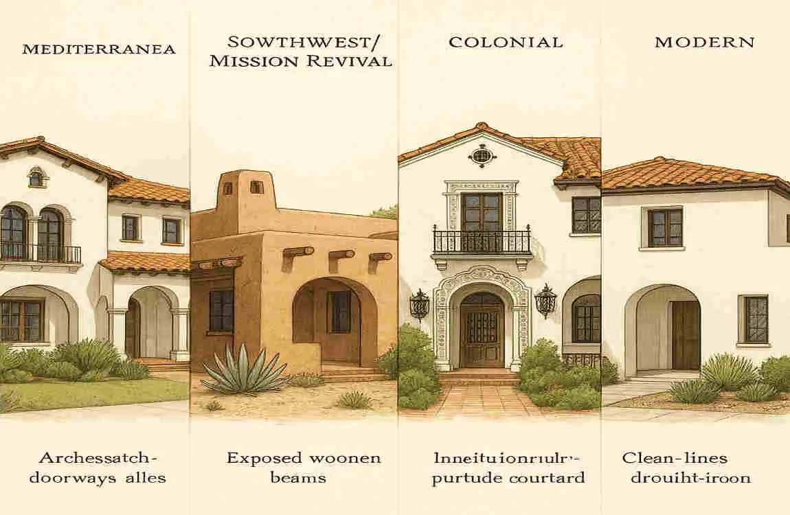 what are spanish style homes called
