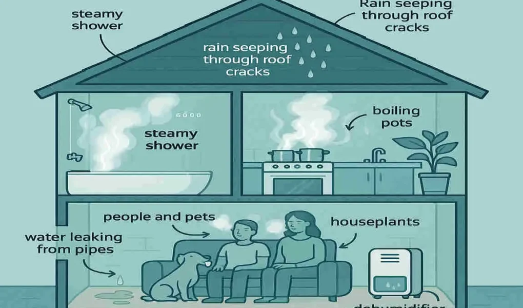 What Causes Higher Humidity Levels Inside My House?