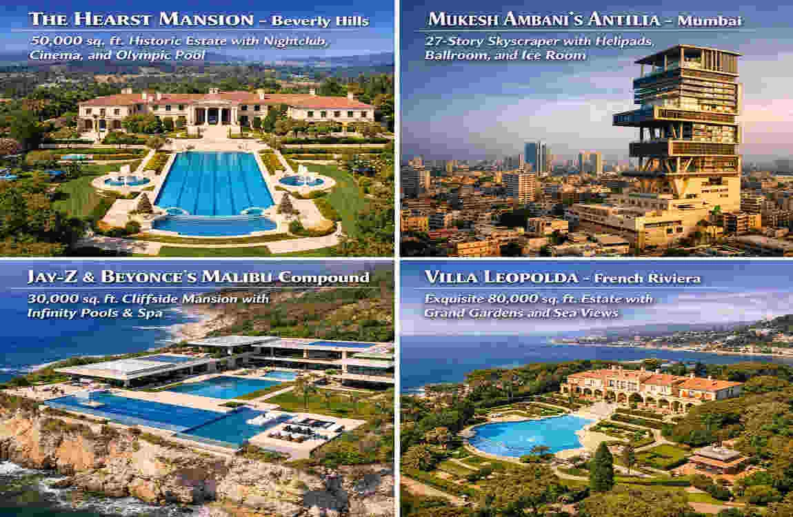huge celebrity houses