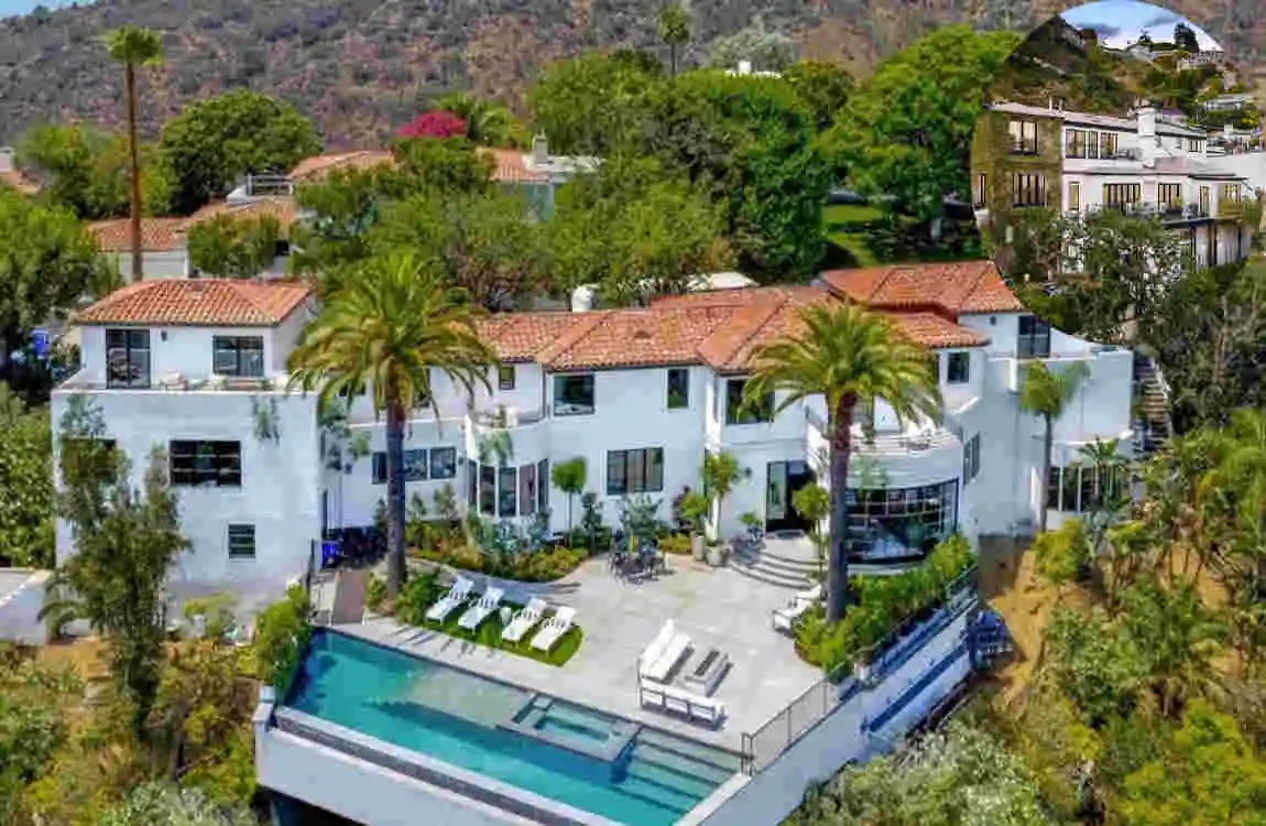 celebrity hollywood hills houses