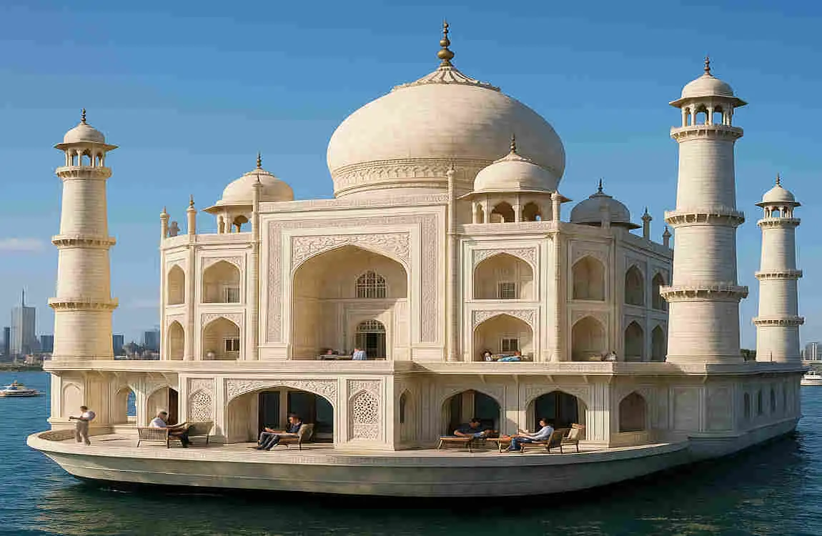 taj mahal houseboat sausalito california