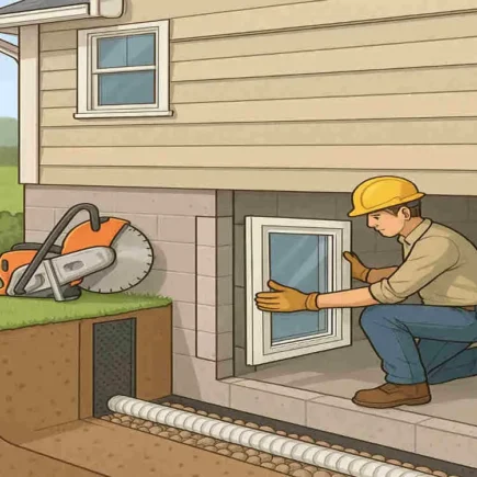 How to Install a Basement Window to Improve Your House
