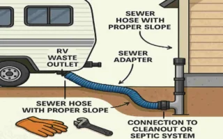 how to connect rv to house sewer