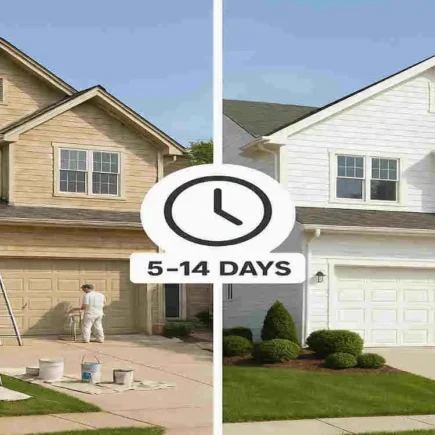 How Long Does It Take to Paint a 2000 Sq Ft House?