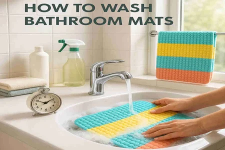House Guide: How to Wash Bathroom Mats Quickly