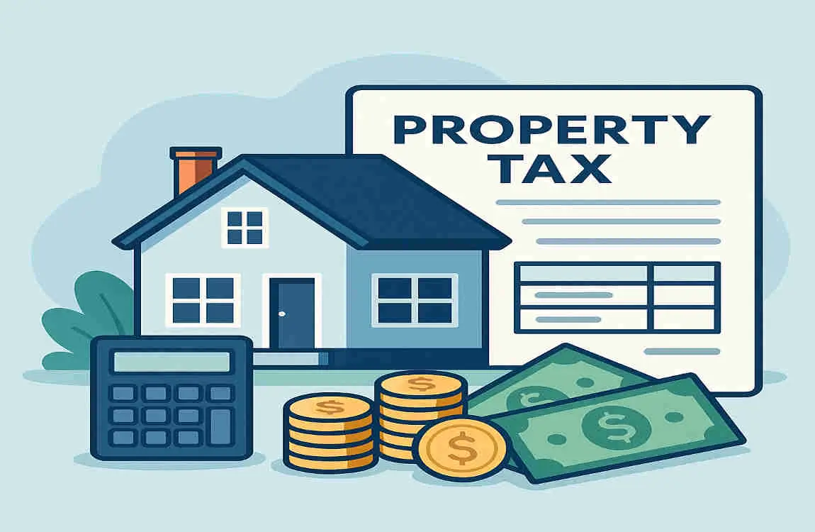 are real estate taxes the same as property taxes