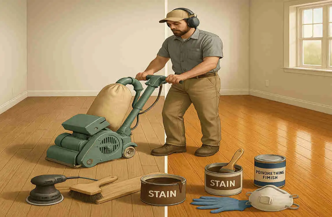 How Do You Manage Living in a House While Refinishing Floors?