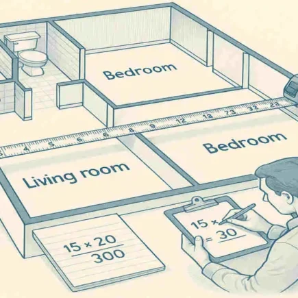 are bathrooms included in square footage