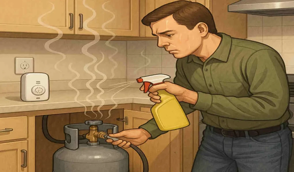 what does propane smell like in a house