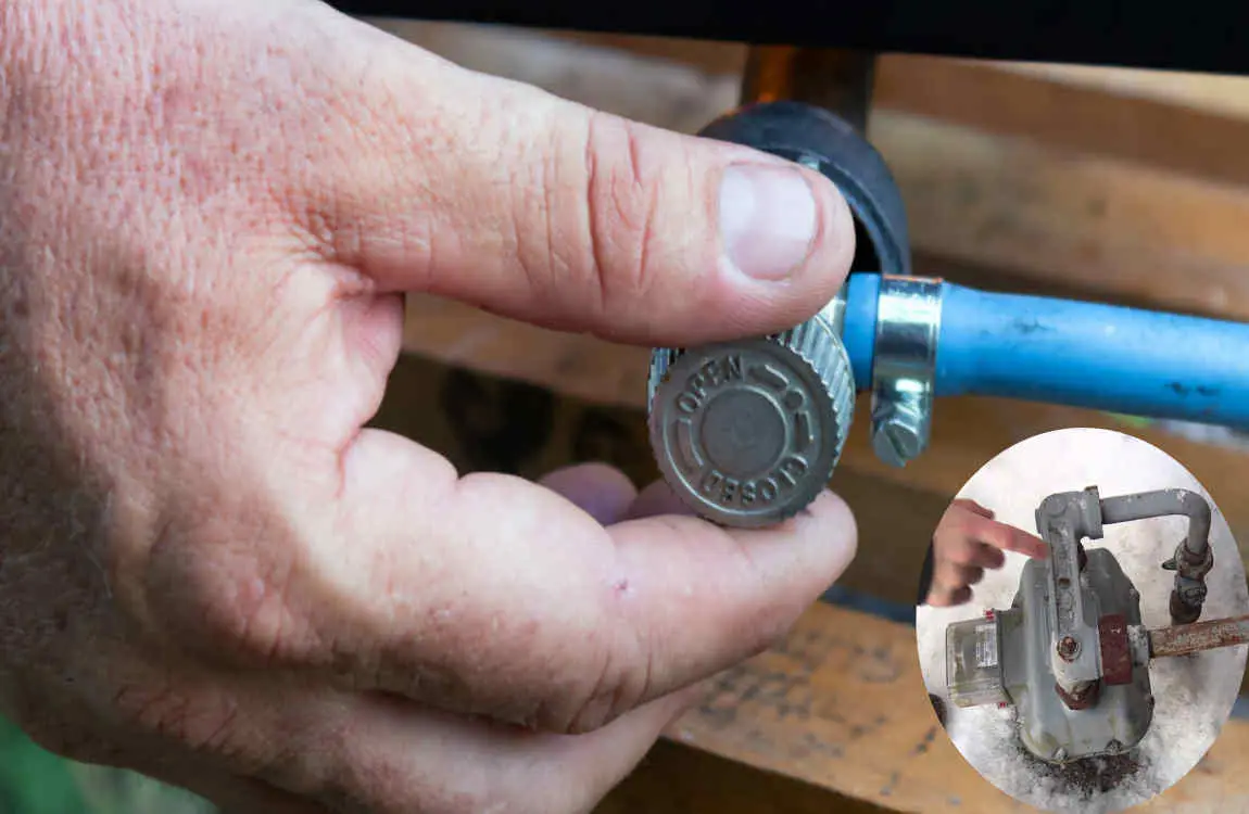 can gas lines freeze in a house