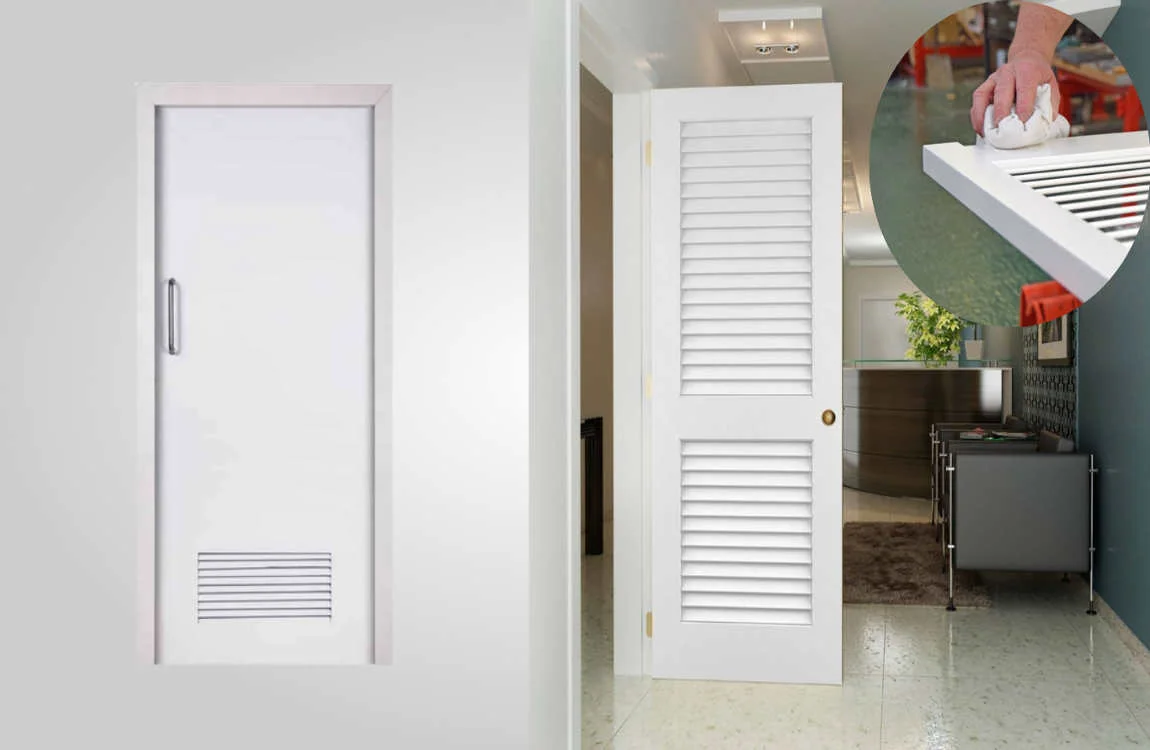 how to sand louvered doors