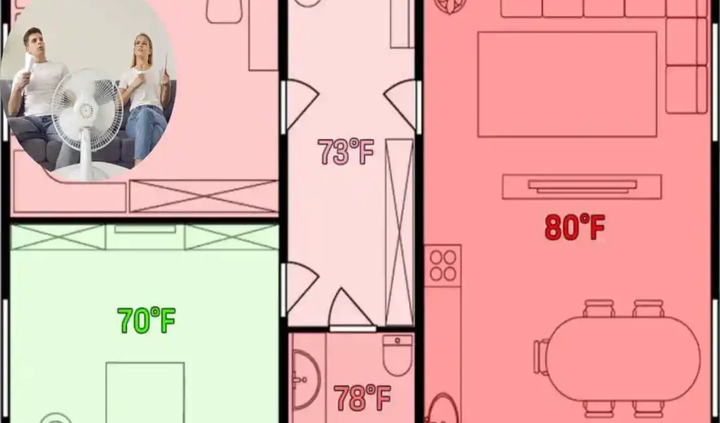 why is my bedroom hotter than rest of house