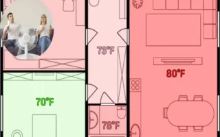 why is my bedroom hotter than rest of house