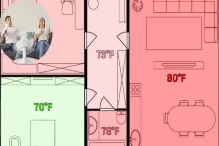why is my bedroom hotter than rest of house