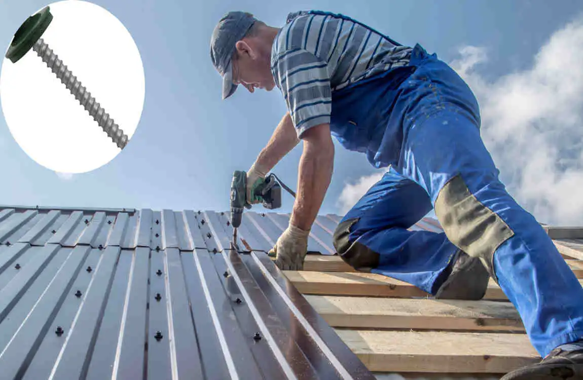 what screws for metal roofing