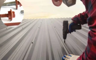 what screws for metal roofing