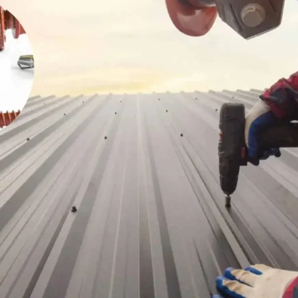 what screws for metal roofing