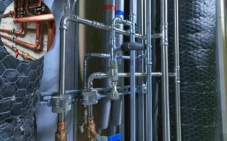 when was indoor plumbing invented