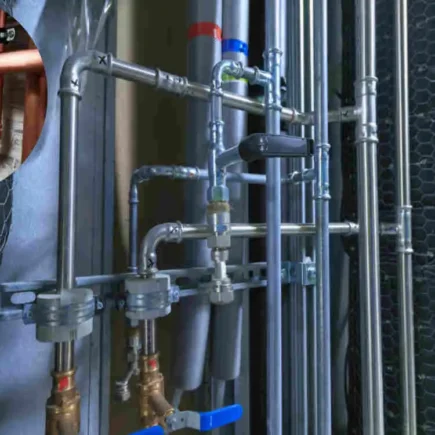 when was indoor plumbing invented