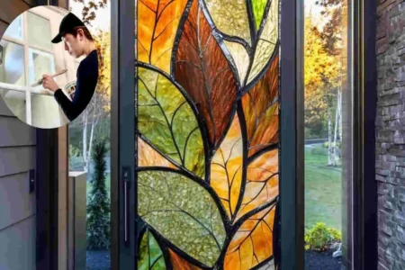 how to paint sliding glass doors