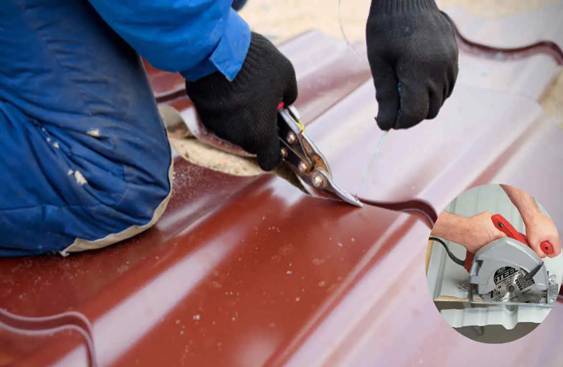 what's the best way to cut metal roofing