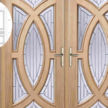 how wide are double doors