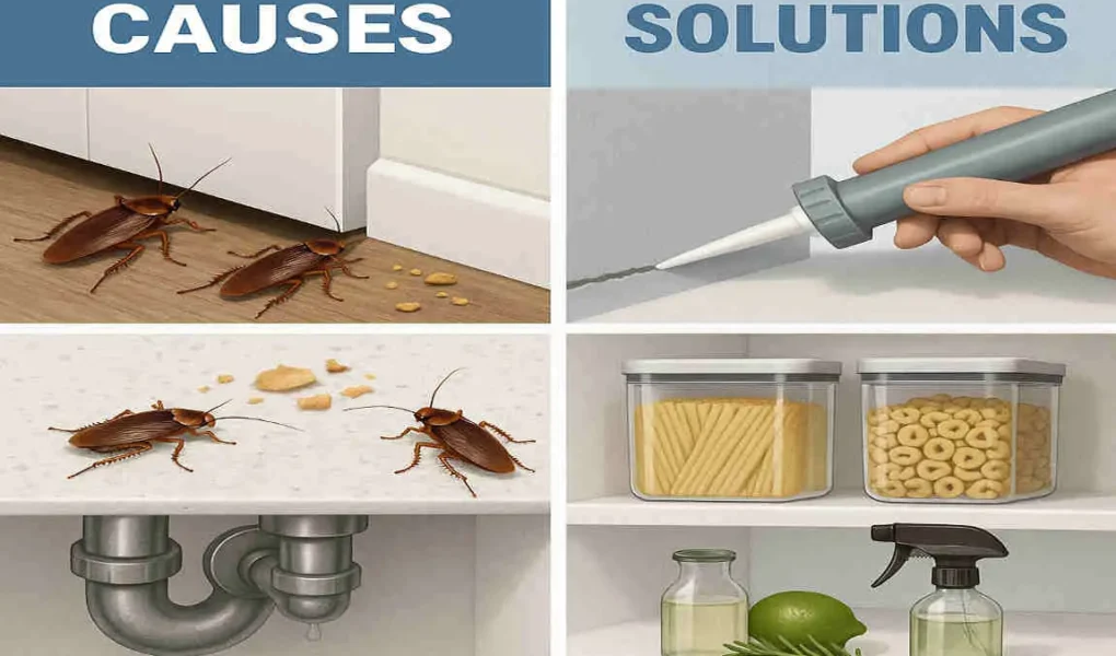 Why Are Roaches Suddenly in My House? Causes and Solutions