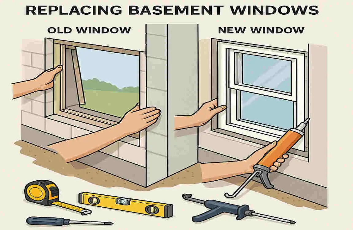 How to Replace Basement Windows for a Safer, Brighter House