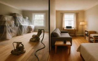 How Do You Manage Living in a House While Refinishing Floors?